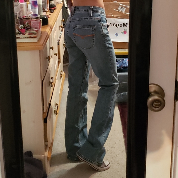 Vintage Cruel Girl Low Rise Flare Light Wash Jeans - Picture 2 of 15